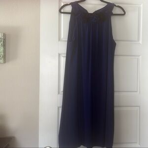 Dressbarn Blue Halter Maxi Sundress Cocktail